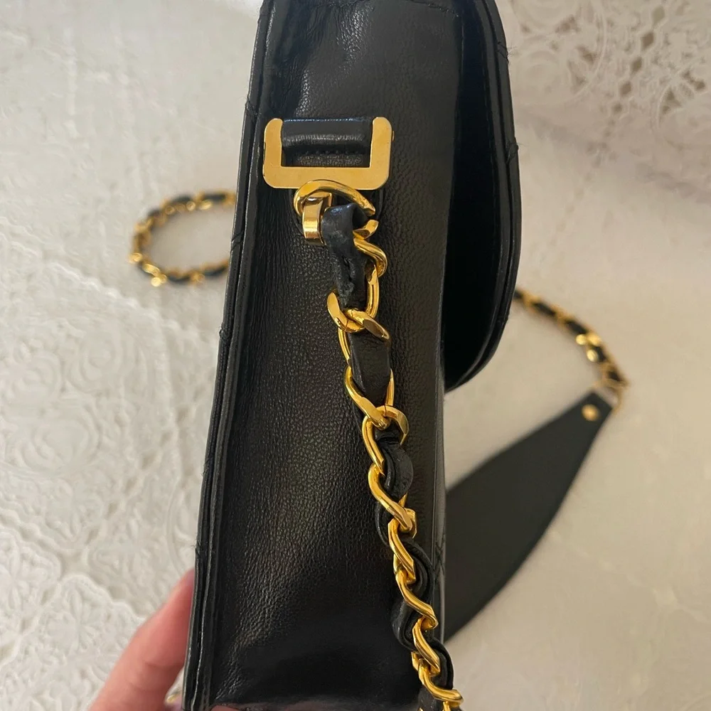 SOLD Chanel XL CC Single Flap Bag Vintage - Picture 7 of 14